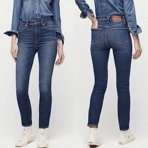 Point Sur High Rise‎ J. Crew 10" Hightower Straight Denim Jeans Women's 24